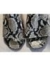 Vionic Snake Print Black White Heels Size 10 - photo 4