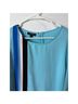 Alfani 100% Polyester Stripes Blue Long Sleeve T-Shirt Size XL - photo 4