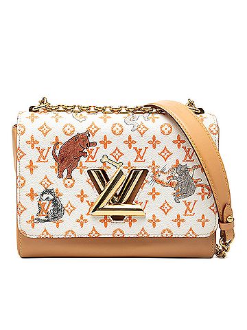 Louis Vuitton Grace Coddington Monogram Catogram Twist MM (view 1)