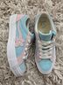 Converse 100% Suede Color Block Pink Blue Sneakers Size 9 - photo 4