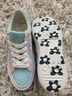 Converse 100% Suede Color Block Pink Blue Sneakers Size 9 - photo 9