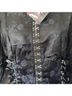 Hot Topic Floral Black Button-Down Shirt Size M - photo 3