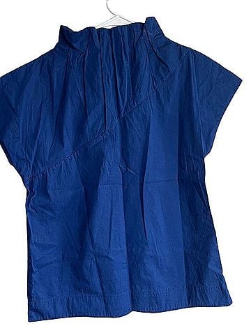 Sara Campbell Ruffle Neck Short Sleeve Blouse Short Sleeve T-Shirt (view 2)