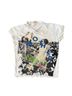 Mother Print White Blue Short Sleeve T-Shirt Size S - photo 1