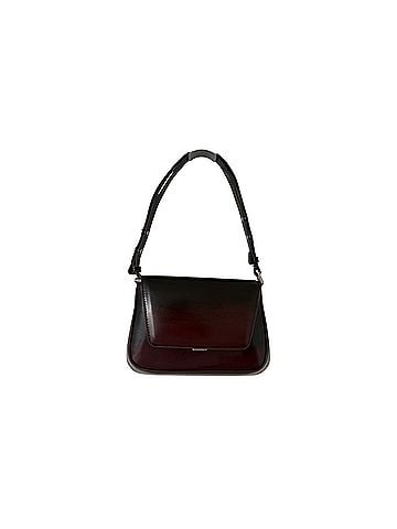 Mango Leather Shoulder Bag (view 1)