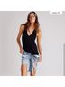 FP BEACH 100% Cotton Solid Black Romper Size M - photo 4