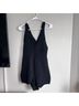 FP BEACH 100% Cotton Solid Black Romper Size M - photo 5