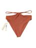 Devon Windsor Solid Orange Brown Swimsuit Bottoms Size S - photo 2