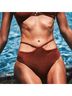 Devon Windsor Solid Orange Brown Swimsuit Bottoms Size S - photo 6