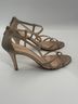 Pelle Moda Gold Heels Size 9 - photo 6