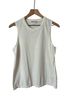 OUTERKNOWN 100% Cotton White Sleeveless Top Size S - photo 1