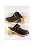 Maje Brown Mule/Clog Size 10 1/2 - photo 8