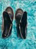 Coach 100% Leather Floral Black Ankle Boots Size 10 - photo 5