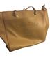 Bebe Tan Leather Tote One size - photo 1