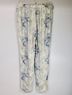 Massimo Dutti 100% Viscose Animal Print Blue White Casual Pants Size 8 - photo 4