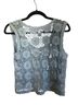JM Studio Floral Blue Sleeveless Top Size S - photo 2