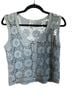 JM Studio Floral Blue Sleeveless Top Size S - photo 1
