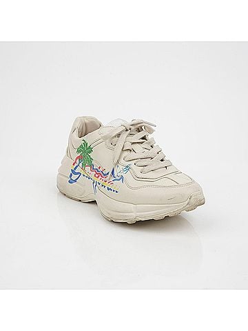 Gucci Hawaii Printing Raiton Sneakers (view 1)