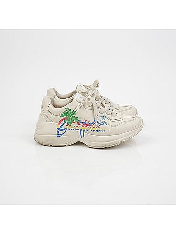 Gucci Hawaii Printing Raiton Sneakers (view 2)