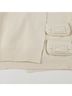 Fendi 100% Wool White Pocket Knit Size Size 6 - photo 5