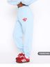 White Fox Solid Blue Red Casual Pants Size XS - photo 3