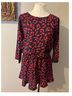 Joie Print Red Blue Casual Dress Size S - photo 3