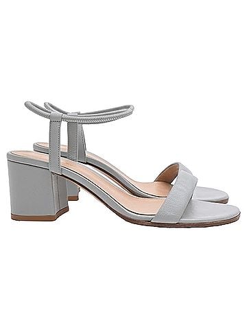 Gianvito Rossi Gianvito Rossi Nadia 60 Sandals in Grey Leather (view 1)