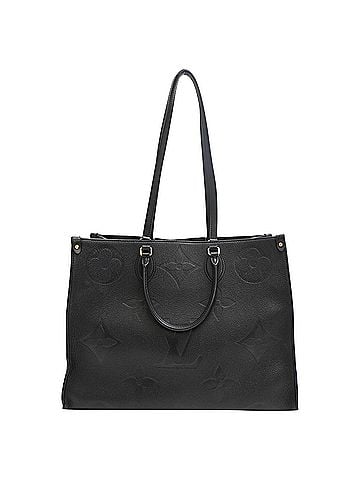 Louis Vuitton Louis Vuitton OnTheGo GM Monogram Empreinte Bag in Black Leather (view 1)