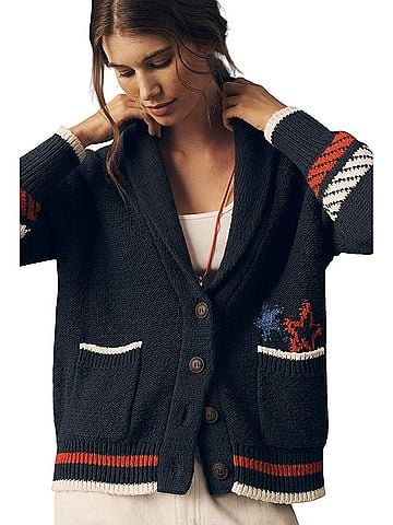 Maeve by Anthropologie Sailboat  Cardigan (view 1)