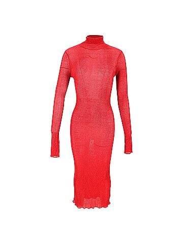 Isabel Marant  Isabel Marant Josita Midi Dress in Burgundy Viscose (view 1)