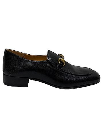 Gucci Gucci Horsebit Slip On Loafers in Black Leather  (view 1)