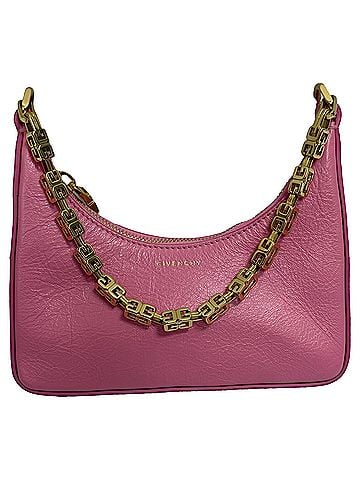 Givenchy  Givenchy Mini Moon Cut Out Shoulder Bag in Pink Calf Leather (view 1)
