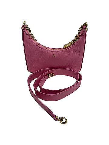 Givenchy  Givenchy Mini Moon Cut Out Shoulder Bag in Pink Calf Leather (view 2)