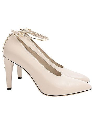 Fendi Fendi Filo 95mm Pumps in Beige Leather (view 1)