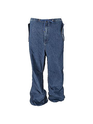 Dion Lee Dion Lee Parachute Wide-leg Jeans in Light Blue Cotton (view 1)
