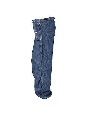 Dion Lee Dion Lee Parachute Wide-leg Jeans in Light Blue Cotton (view 2)