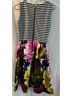 Taylor Floral Stripes Multi Color Cocktail Dress Size 4 - photo 6