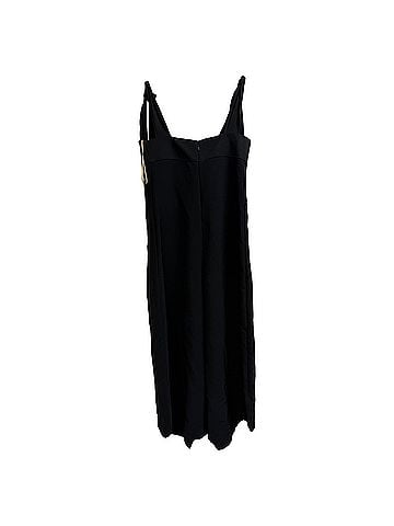 Chloé Chloé Square Neck Midi Dress in Black Acetate (view 1)