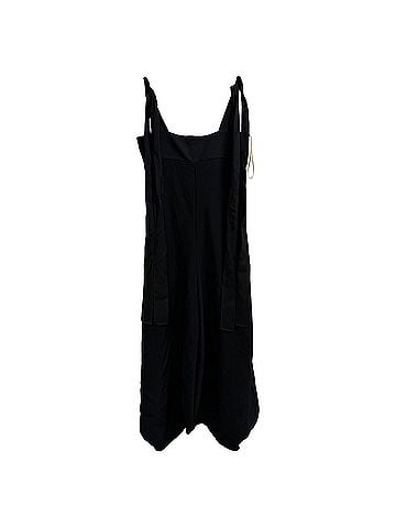 Chloé Chloé Square Neck Midi Dress in Black Acetate (view 2)