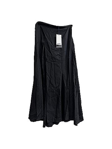 Jacquemus Jacquemus Le Souk Midi Skirt in Black Viscose (view 1)