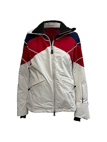 Perfect Moment  Perfect Moment Chamonix Color-Block Padded Ski Jacket in Multicolor Polyester (view 1)