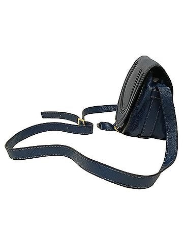 Chloé Chloé Marcie Small Crossbody Bag in Blue Leather (view 2)