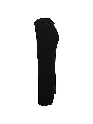 Gill North America Weekend Max Mara Midi Skirt in Black Viscose (view 2)