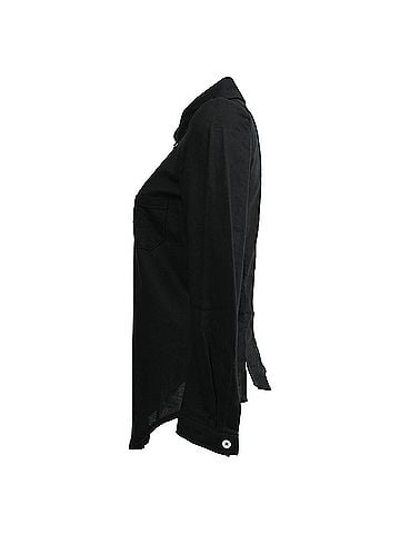 Vivienne Westwood  Vivienne Westwood Button-Down Long Sleeve Shirt in Black Linen  (view 2)