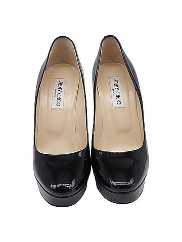 Jimmy Choo Jimmy Choo Cosmic Platform Pumps in Black Patent Leather  (view 2)