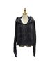 R13 100% Cotton Solid Black Sweatshirt Size L - photo 8