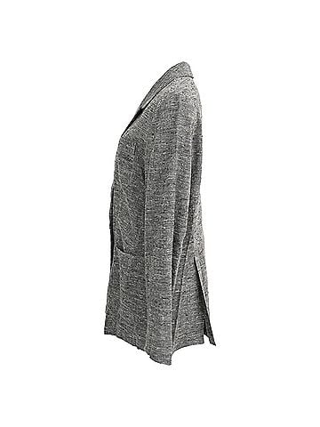 Isabel Marant Isabel Marant Kelis Double-Breasted Blazer in Grey Silk (view 2)