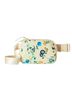 Fabletics 100% Nylon Floral Multi Color Crossbody Bag One size - photo 1