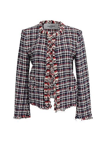 Isabel Marant Isabel Marant Étoile Plaid Print Evening Jacket in Multicolor Cotton (view 1)