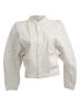 Isabel Marant 100% Leather White Isabel Marant Button-Down Jacket in White Leather Size 2 - photo 1